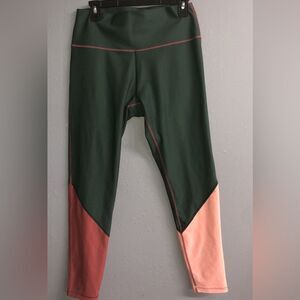 044. Summersalt color block leggings size 12